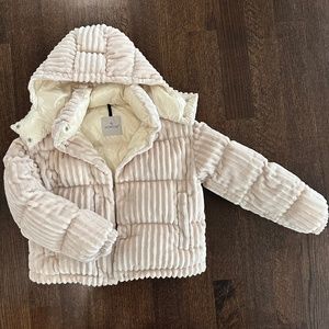 MONCLER Daos Quilted Corduroy Jacket - Ivory